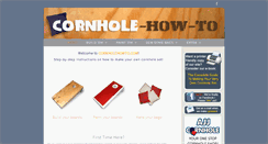 Desktop Screenshot of cornholehowto.com