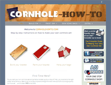 Tablet Screenshot of cornholehowto.com